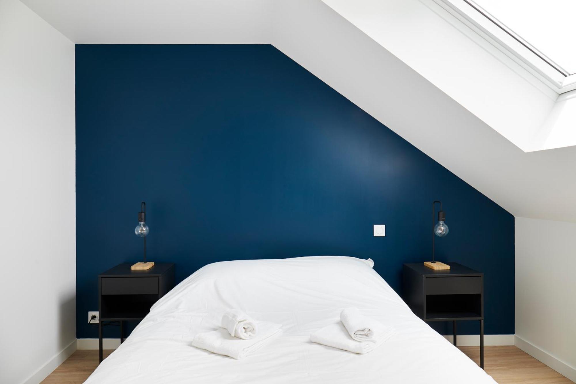Le Grand Bleu - Wifi Fibre/Linge/Acces Cour Apartment Vallons-de-l'Erdre Exterior foto